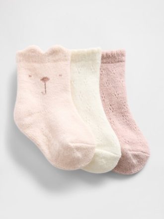 Baby CashSoft Crew strumpor (3-pack) Baby CashSoft Crew strumpor (3-pack)