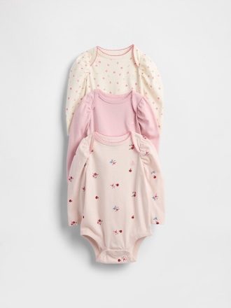 Baby First Favorites Bodysuit i ekologisk bomull (3-pack)