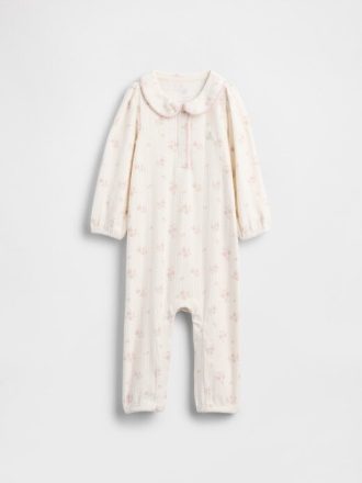 Baby Softspun Pointelle Footless One-Piece Baby Softspun Pointelle Footless One-Piece