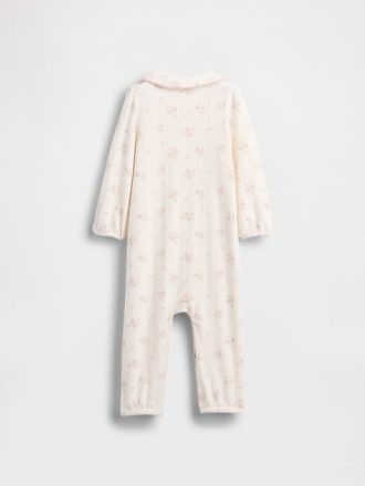 Baby Softspun Pointelle Footless One-Piece Baby Softspun Pointelle Footless One-Piece