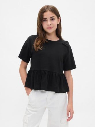 Barn Bow Peplum T-shirt