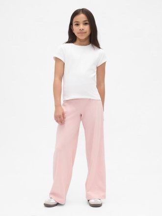 Foldover-leggings med vida ben för barn