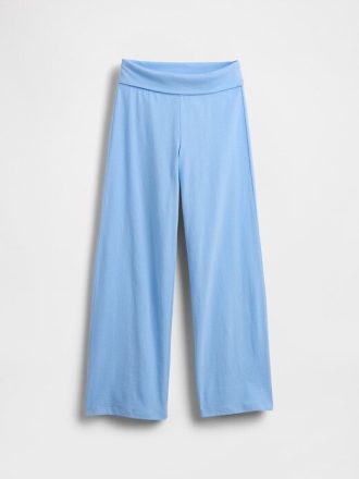 Foldover-leggings med vida ben för barn