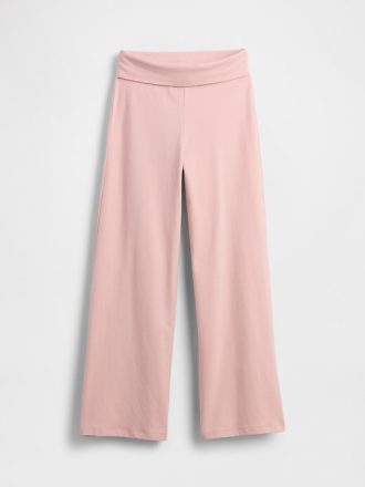 Foldover-leggings med vida ben för barn
