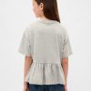 Grafisk Peplum T-shirt för barn