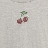 Grafisk Peplum T-shirt för barn