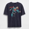 Grafisk T-shirt för barn Superman