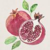 Grafisk T-shirt med granatäpple för barn