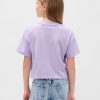 Grafisk T-shirt med överdimensionerad flippy paljett för barn