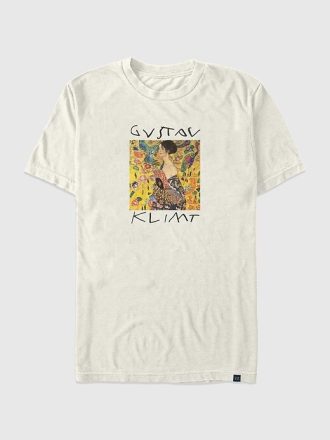 Gustav Klimt Fine Art Oversized grafisk T-shirt