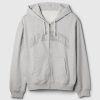 Heavyweight Athletic Logo hoodie med full dragkedja
