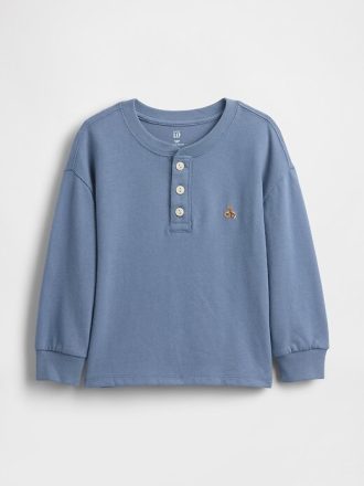Henley skjorta för baby och småbarn