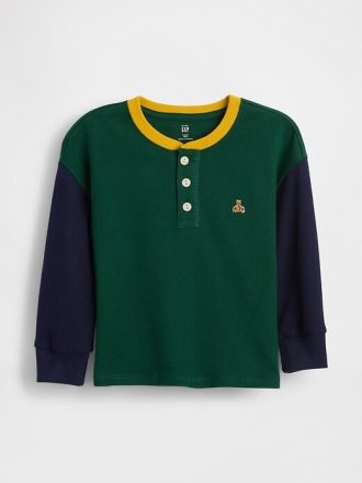 Henley skjorta för baby och småbarn