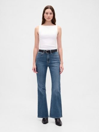 Höga 70-tals flare jeans