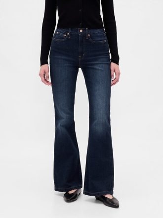 Höga 70-tals flare jeans