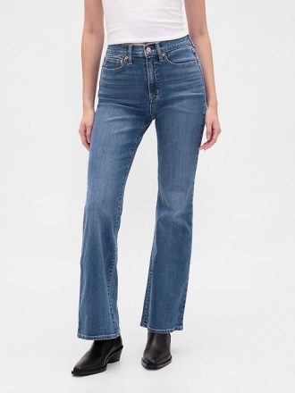 Höga 70-tals flare jeans