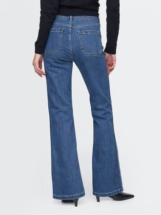 Höga 70-tals flare jeans
