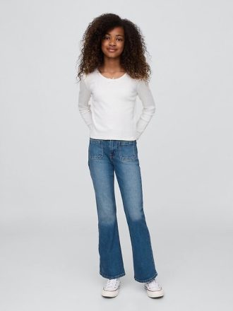 Höga 70-tals jeans för barn