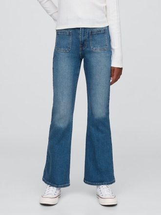 Höga 70-tals jeans för barn