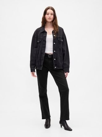 Höga 90-tals slimmade raka jeans