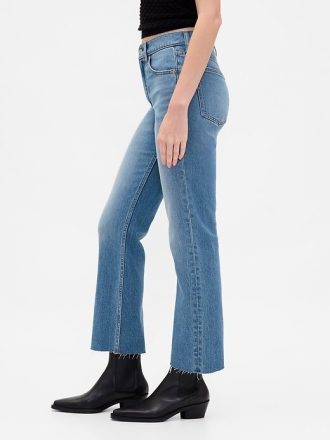 Höga 90-tals slimmade raka jeans