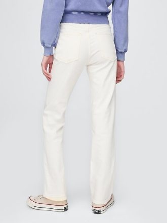 Höga 90-tals slimmade raka jeans