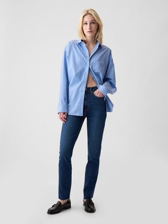 Höga vintage smala jeans