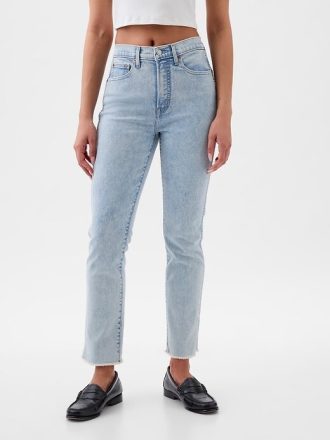Höga vintage smala jeans