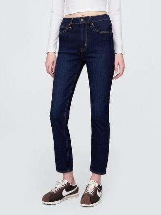 Höga vintage smala jeans
