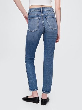Höga vintage smala jeans