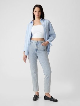 Höga vintage smala jeans