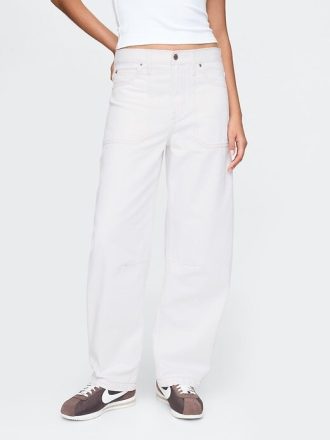 High Rise Barrel Carpenter-jeans