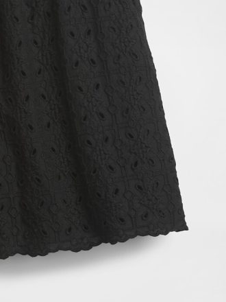 High Rise Eyelet Easy Shorts