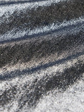 High Rise metalliska slimmade raka jeans från 90-talet