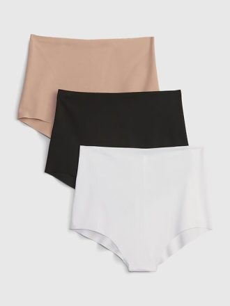 High Rise No Show Cheeky (3-pack)
