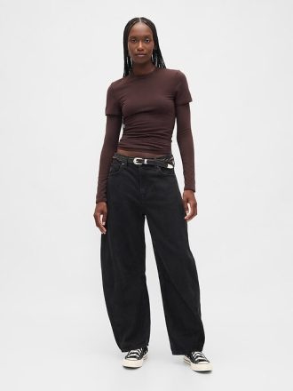 High Rise UltraSoft Horseshoe Jeans