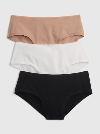 Hipster i ekologisk stretchig bomull (3-pack)