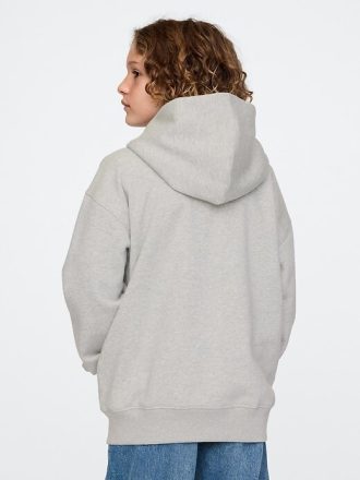 Hoodie med dragkedja för barn i vintage mjuk logotyp
