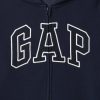 Hoodie med dragkedja för barn i vintage mjuk logotyp