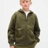 Hoodie med dragkedja för barn VintageSoft Logotyp Hoodie med dragkedja för barn VintageSoft Logotyp
