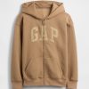 Hoodie med dragkedja för barn VintageSoft Logotyp Hoodie med dragkedja för barn VintageSoft Logotyp