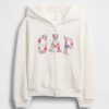Hoodie med dragkedja för barn VintageSoft Logotyp