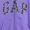 Hoodie med dragkedja för barn VintageSoft Logotyp