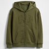 Hoodie med dragkedja för barn VintageSoft Logotyp Hoodie med dragkedja för barn VintageSoft Logotyp