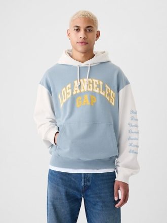Hoodie med logotyp för Gap Los Angeles City