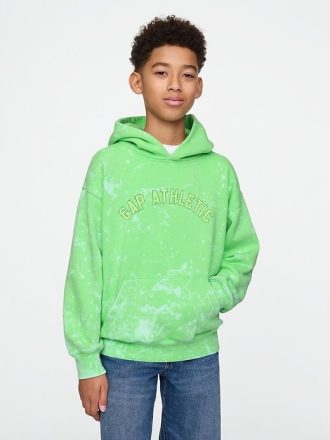 Hoodie med mjuk logotyp för barn