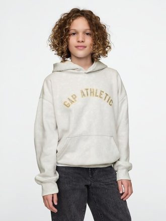 Hoodie med mjuk logotyp för barn