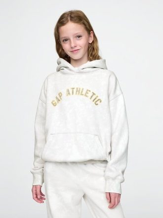 Hoodie med mjuk logotyp för barn