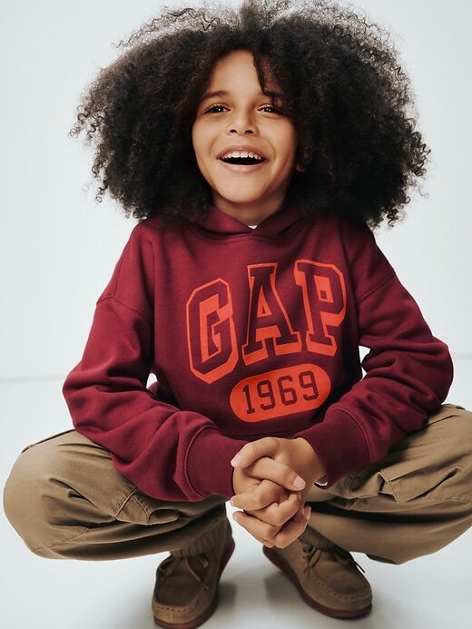 Hoodie med VintageSoft logotyp för barn Hoodie med VintageSoft logotyp för barn
