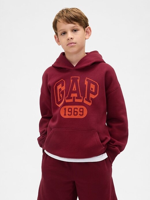Hoodie med VintageSoft logotyp för barn Hoodie med VintageSoft logotyp för barn